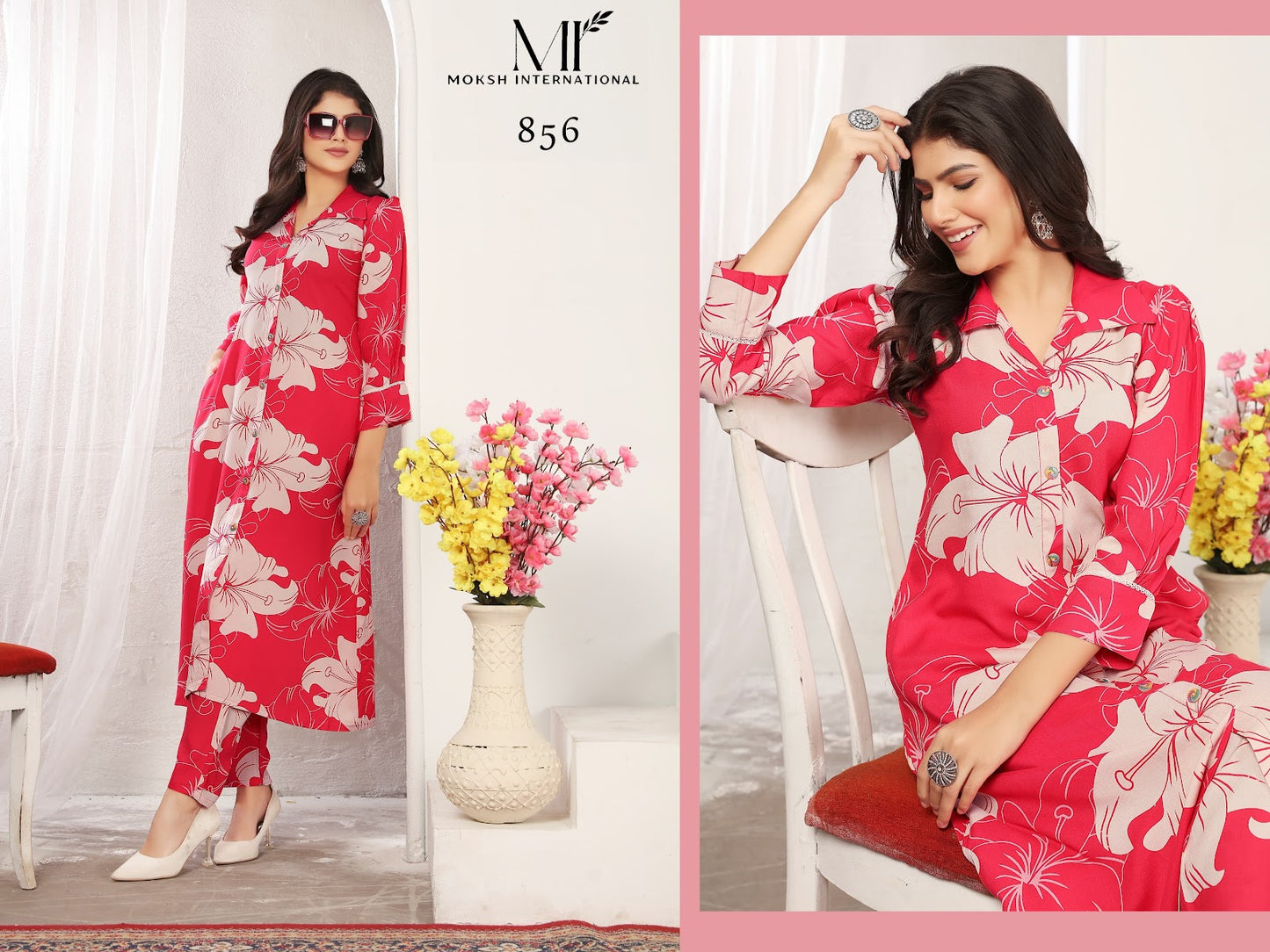 Wondor Vol 1 856-859 Moksh Premium Co Ord Set Supplier