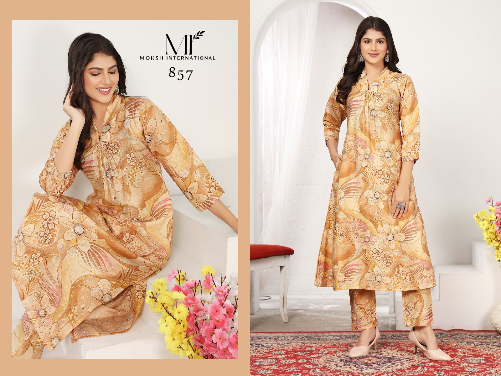 Wondor Vol 1 856-859 Moksh Premium Co Ord Set Supplier