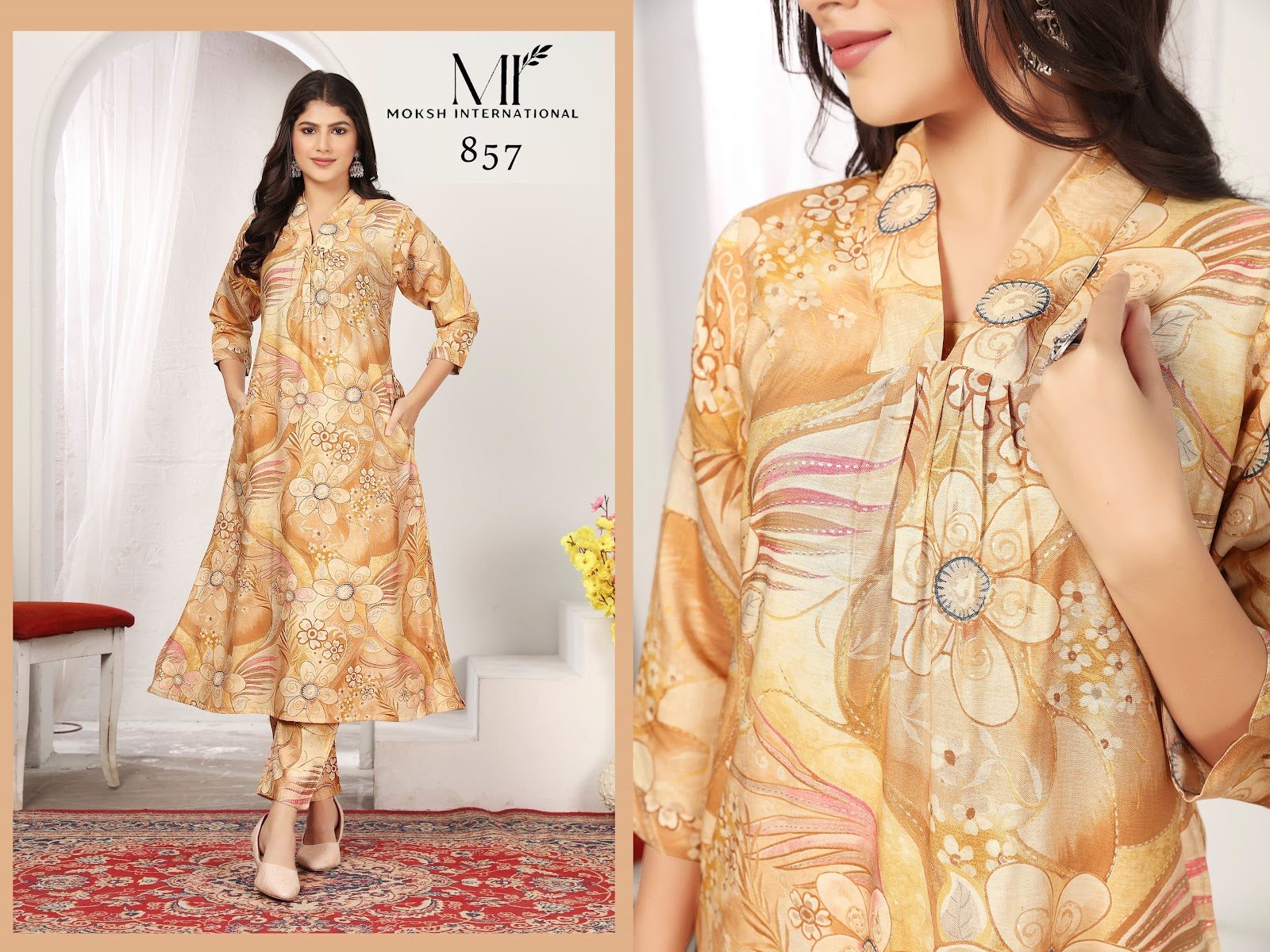 Wondor Vol 1 856-859 Moksh Premium Co Ord Set Supplier