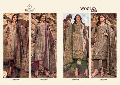 Woolen Tosh Rupali Viscose Pashmina Suits Supplier Gujarat