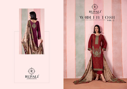 Woolen Tosh Vol 2 Rupali Viscose Pashmina Suits Exporter