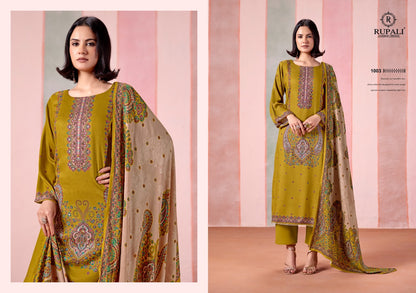 Woolen Tosh Vol 2 Rupali Viscose Pashmina Suits Exporter