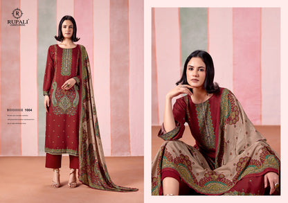 Woolen Tosh Vol 2 Rupali Viscose Pashmina Suits Exporter