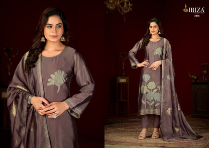 Woven Bloom Ibiza Pure Silk Pant Style Suits Supplier Gujarat