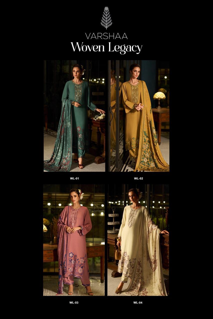 Woven Legacy Varshaa Pashmina Suits Manufacturer Ahmedabad