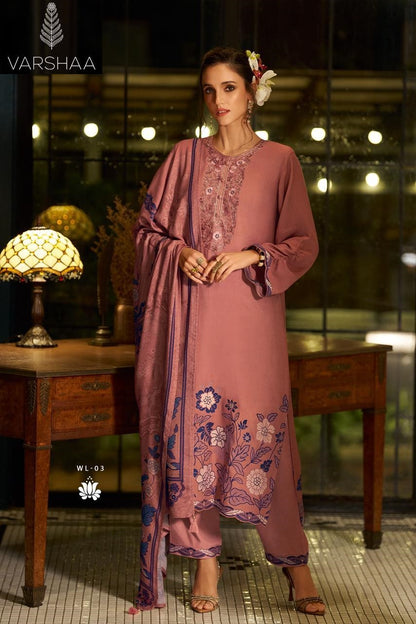 Woven Legacy Varshaa Pashmina Suits Manufacturer Ahmedabad