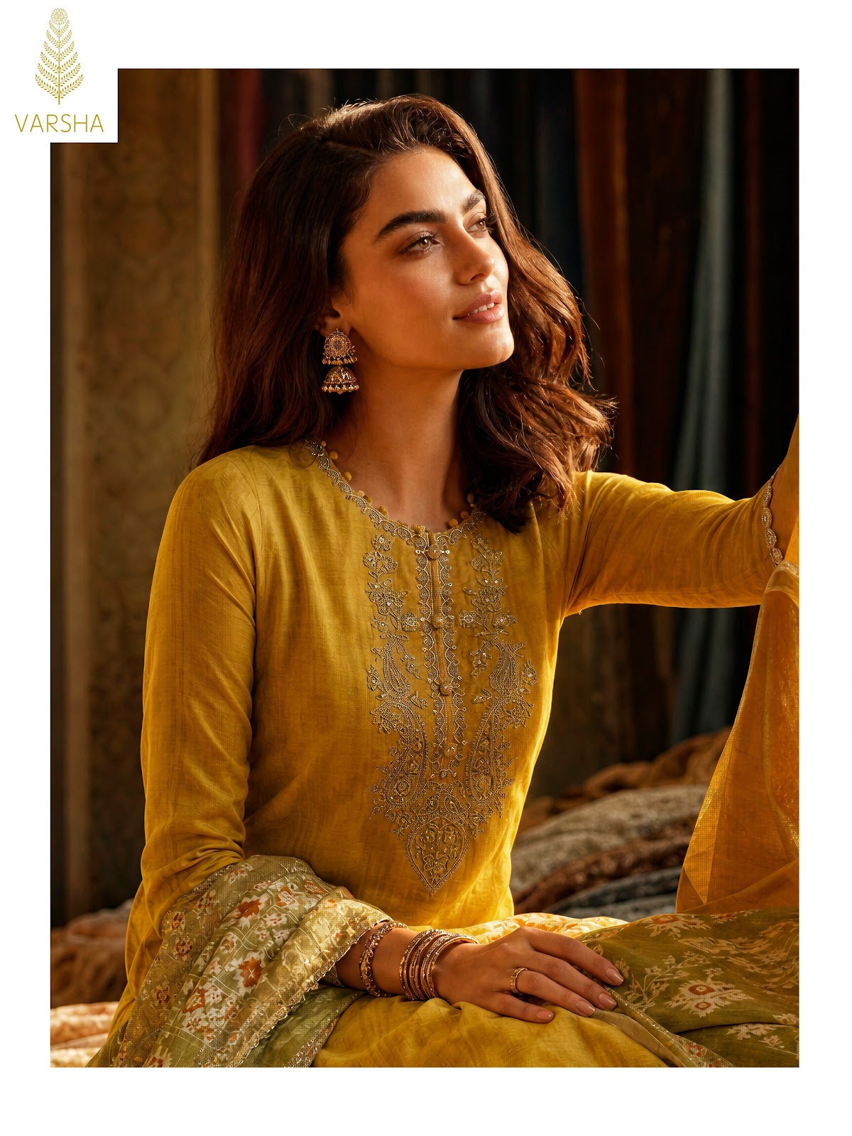 Woven Poetry Varshaa Viscose Muslin Pant Style Suits Wholesale Rate