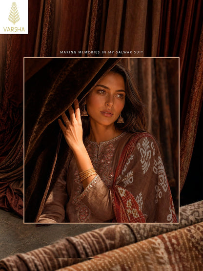 Woven Poetry Varshaa Viscose Muslin Pant Style Suits Wholesale Rate