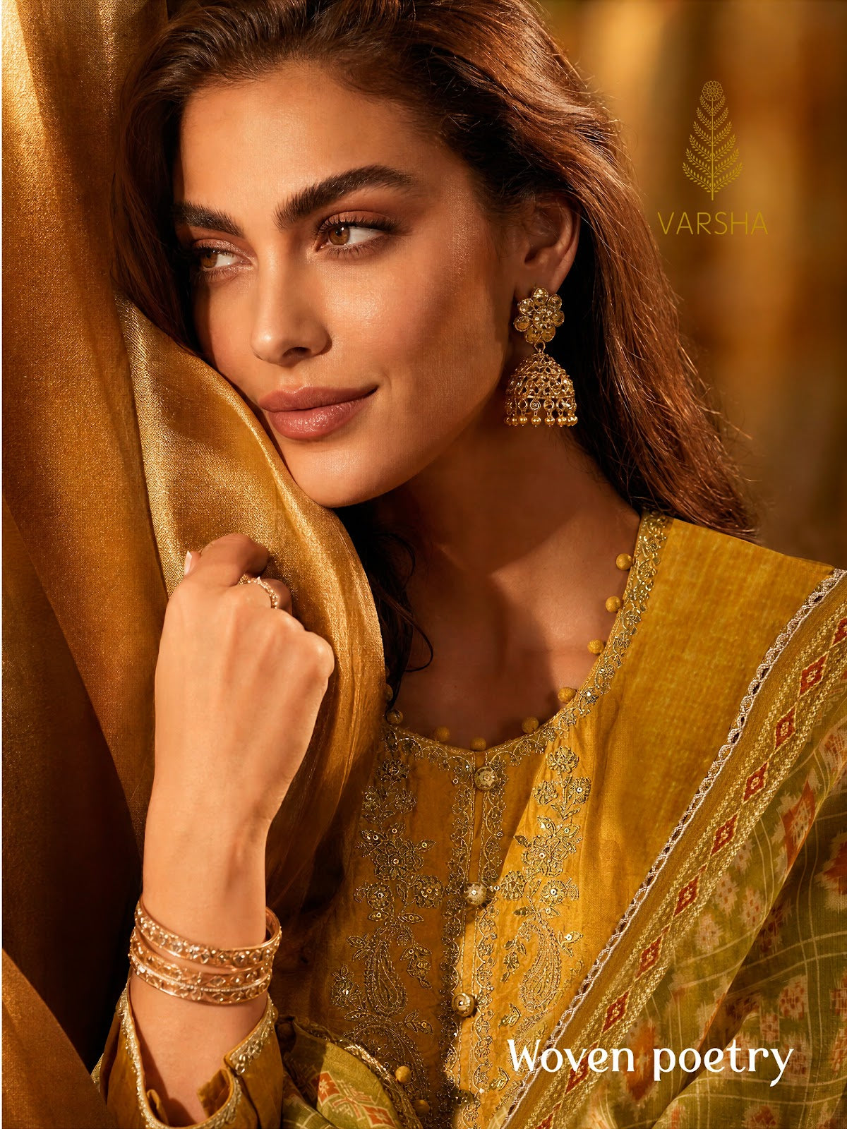 Woven Poetry Varshaa Viscose Muslin Pant Style Suits Wholesale Rate