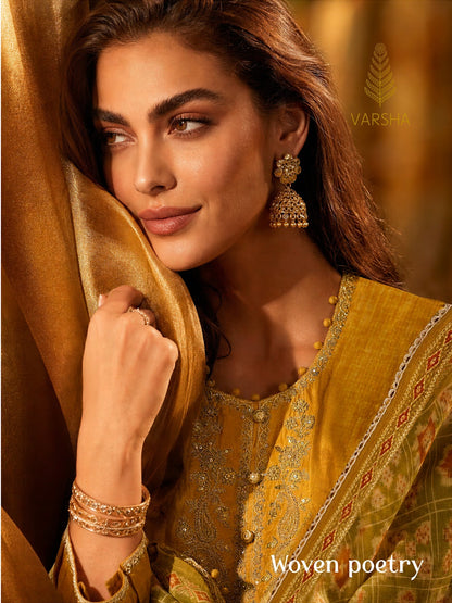 Woven Poetry Varshaa Viscose Muslin Pant Style Suits Wholesale Rate