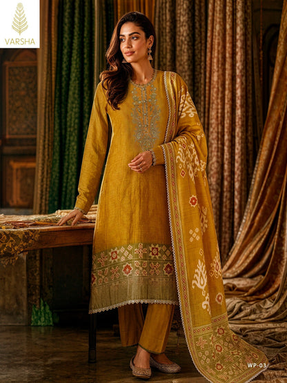 Woven Poetry Varshaa Viscose Muslin Pant Style Suits Wholesale Rate
