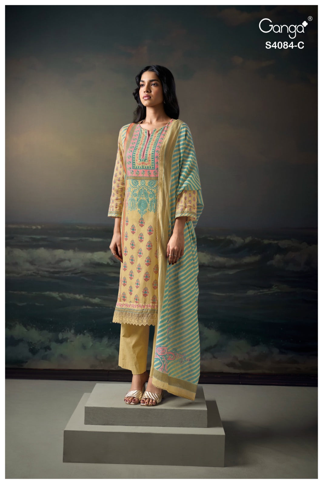 Wyetta Ganga Pashmina Suits Supplier