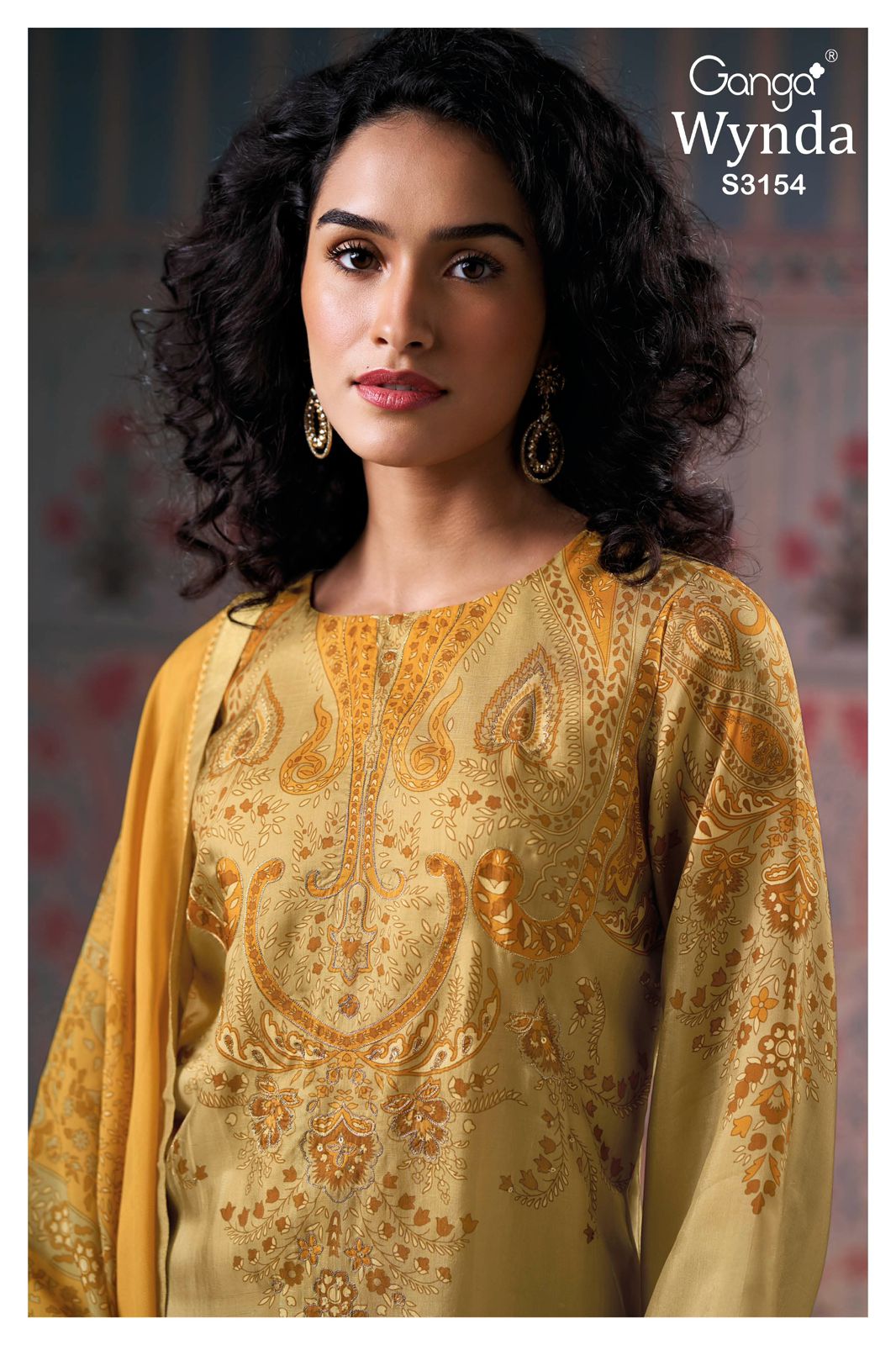 Wynda 3154 Ganga Habutai Silk Plazzo Style Suits Wholesale Rate