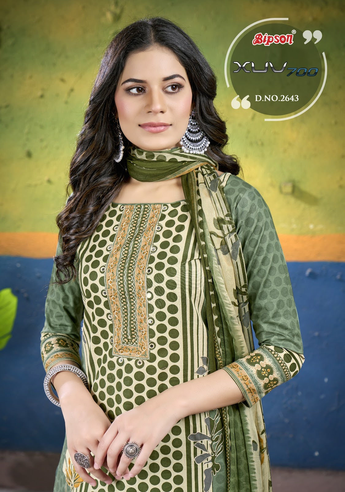 Xuv 700- 2643 Bipson Prints Cambric Cotton Pant Style Suits Supplier Ahmedabad