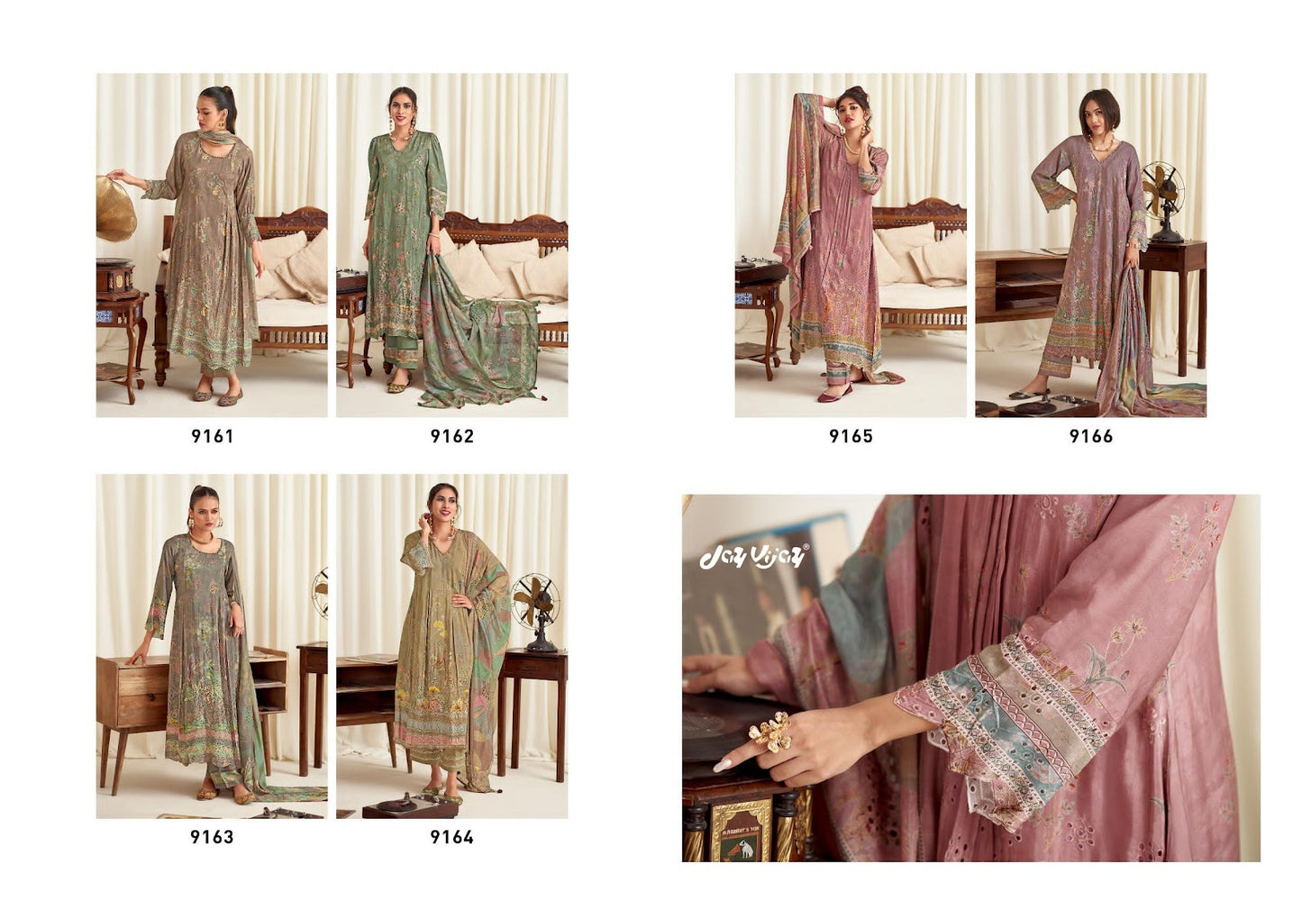 Yaade Jay Vijay Muslin Silk Pant Style Suits Manufacturer
