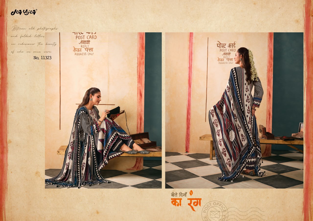 Yaado Ke Dhage Jay Vijay Satin Silk Pant Style Suits Exporter Gujarat
