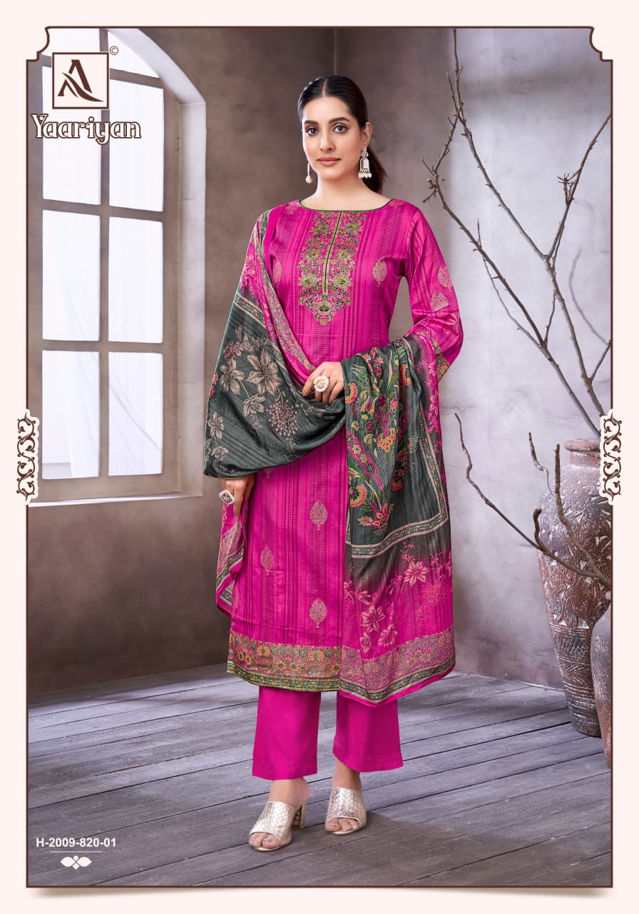 Yaariyan Alok Zam Karachi Salwar Suits Manufacturer India