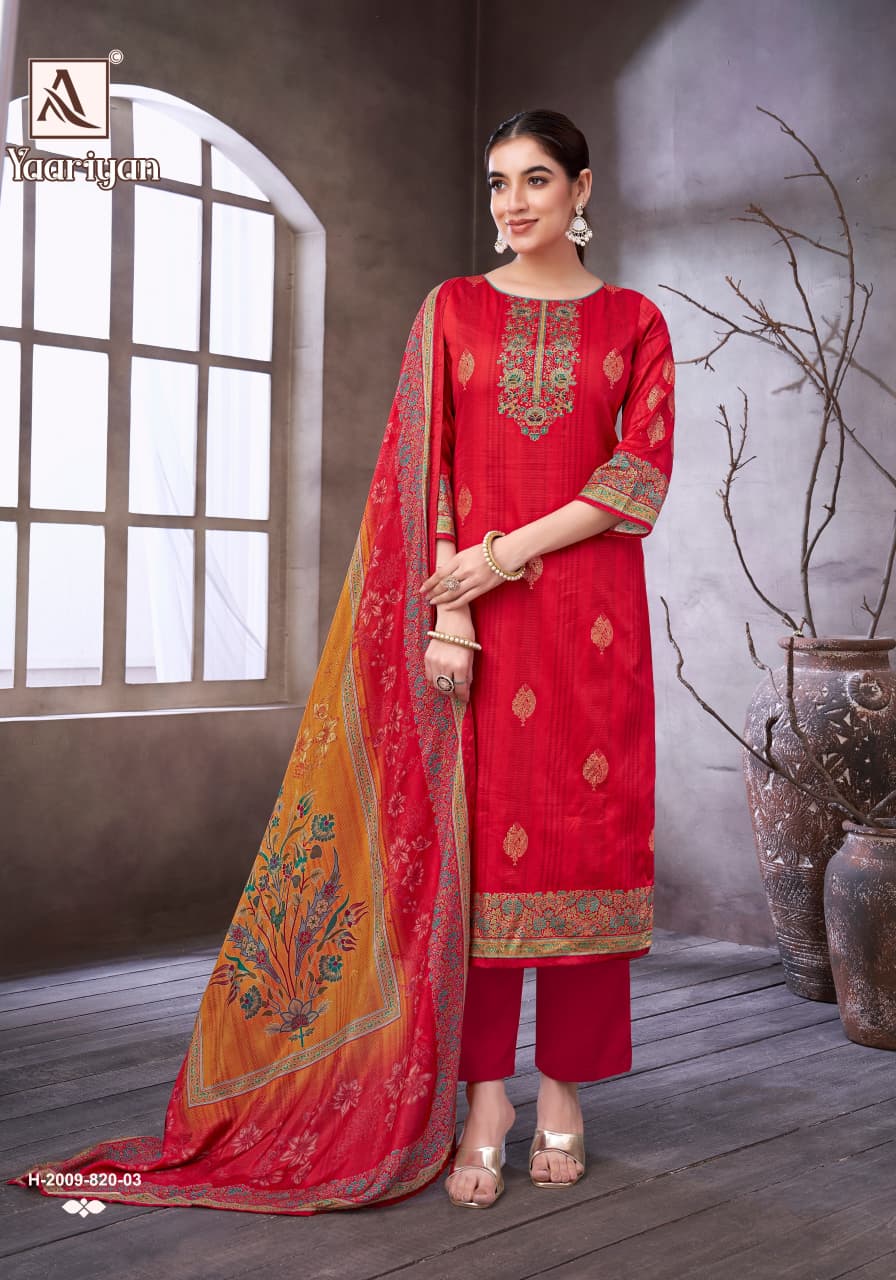 Yaariyan Alok Zam Karachi Salwar Suits Manufacturer India