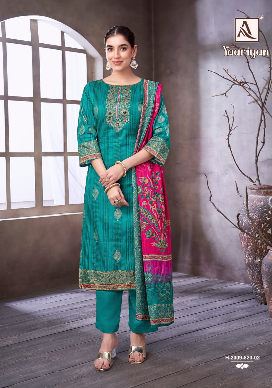 Yaariyan Alok Zam Karachi Salwar Suits Manufacturer India