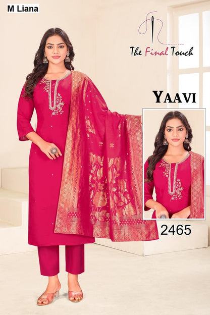 Yaavi M Liana Roman Readymade Pant Style Suits Supplier India