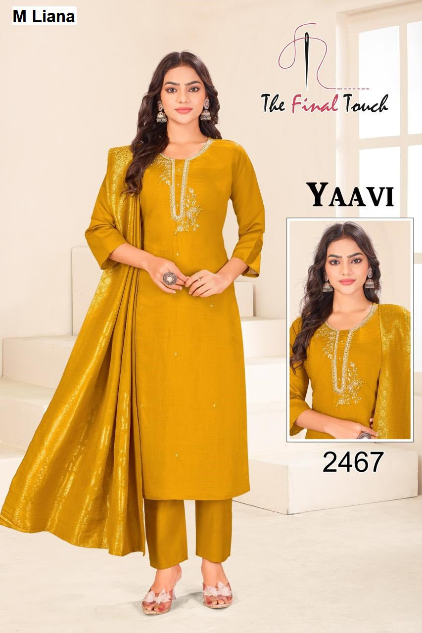 Yaavi M Liana Roman Readymade Pant Style Suits Supplier India