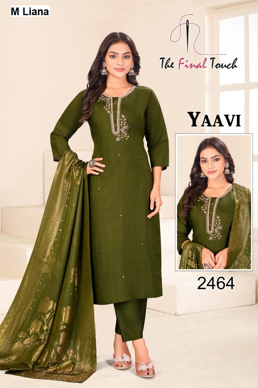 Yaavi M Liana Roman Readymade Pant Style Suits Supplier India