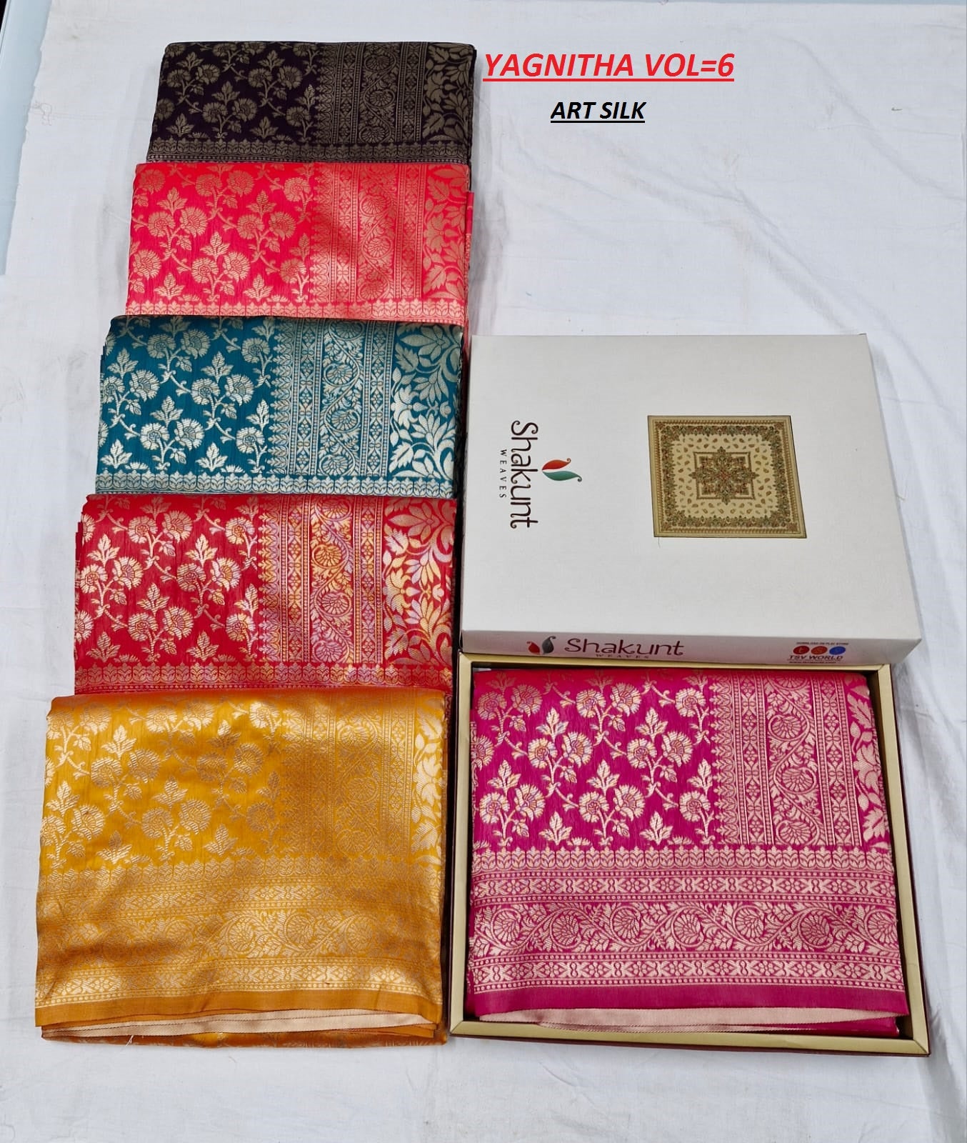 Yagnitha Shakunt Art Silk Sarees Wholesaler Gujarat