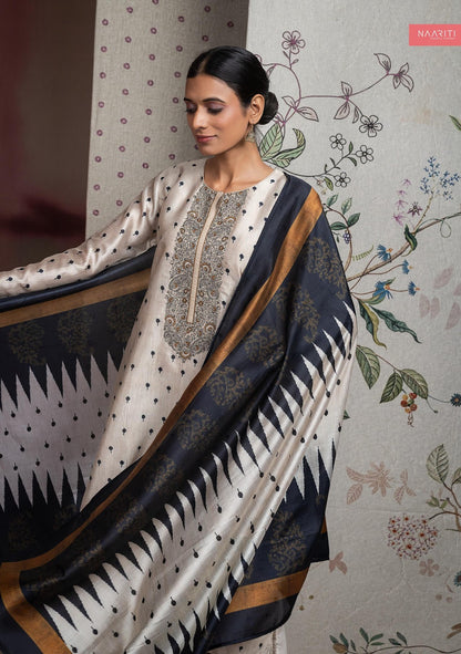 Yaheli Naariti Silk Pant Style Suits Exporter Ahmedabad