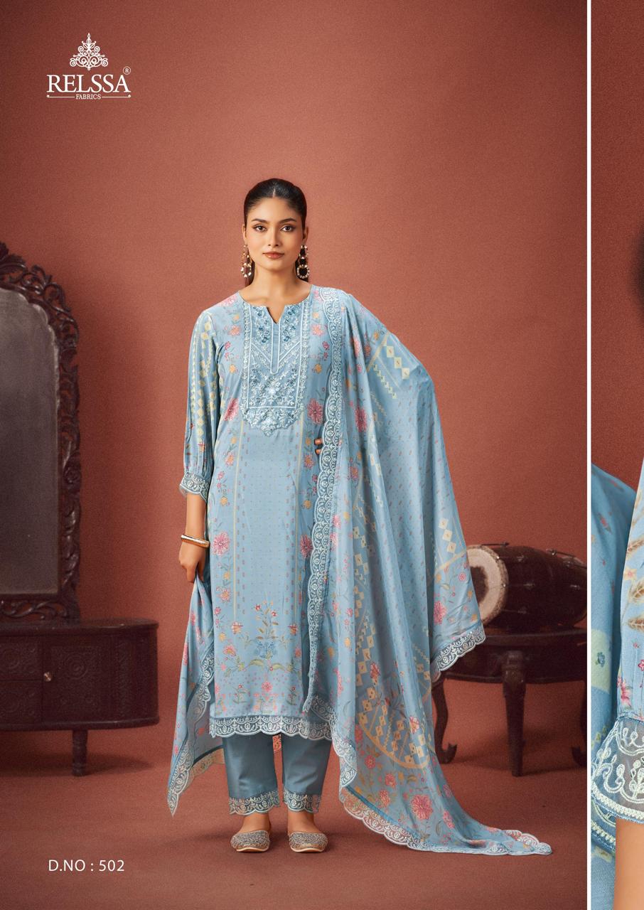 Yamberzal 5 Relssa Fabrics Pant Style Suits Wholesaler