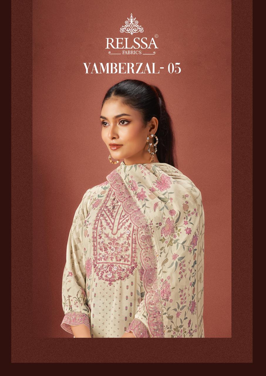 Yamberzal 5 Relssa Fabrics Pant Style Suits Wholesaler