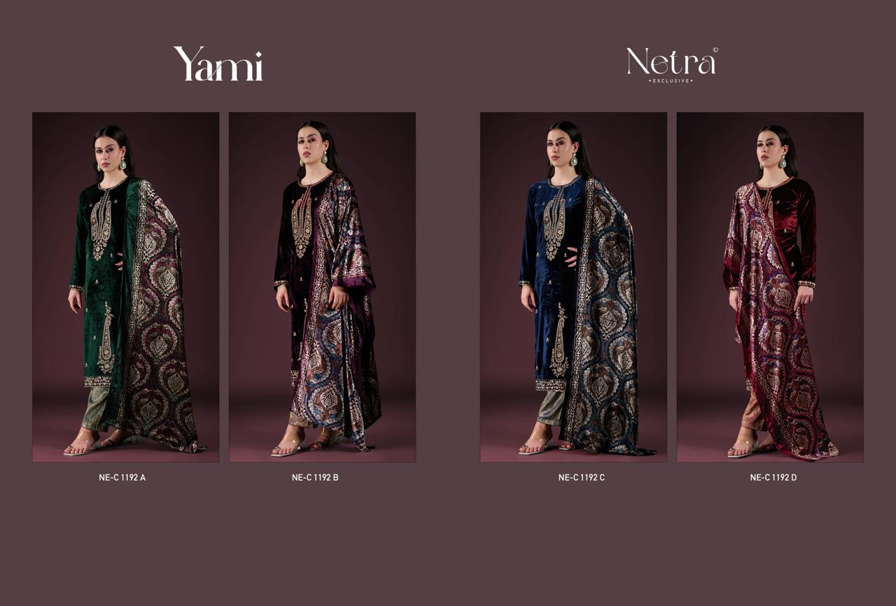 Yami Netra Velvet Suits Exporter Ahmedabad