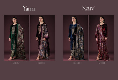 Yami Netra Velvet Suits Exporter Ahmedabad