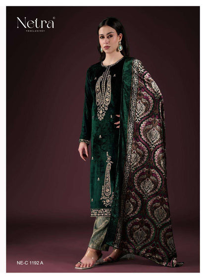 Yami Netra Velvet Suits Exporter Ahmedabad