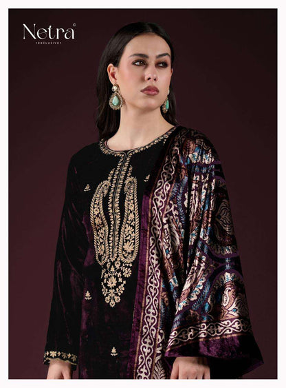 Yami Netra Velvet Suits Exporter Ahmedabad