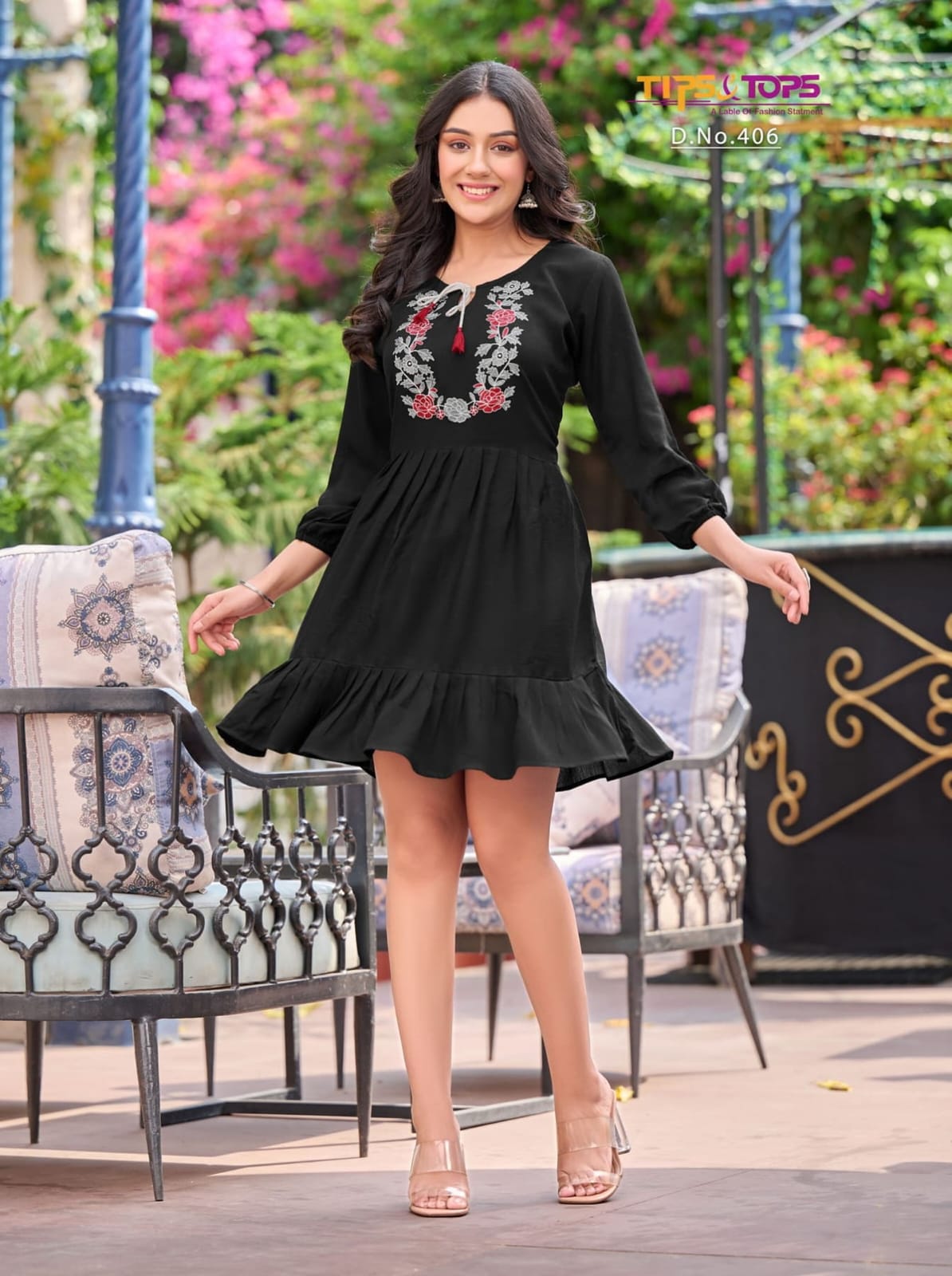 Yami Vol 4 Tips Tops Heavy Rayon Designer Long Top Wholesaler Gujarat