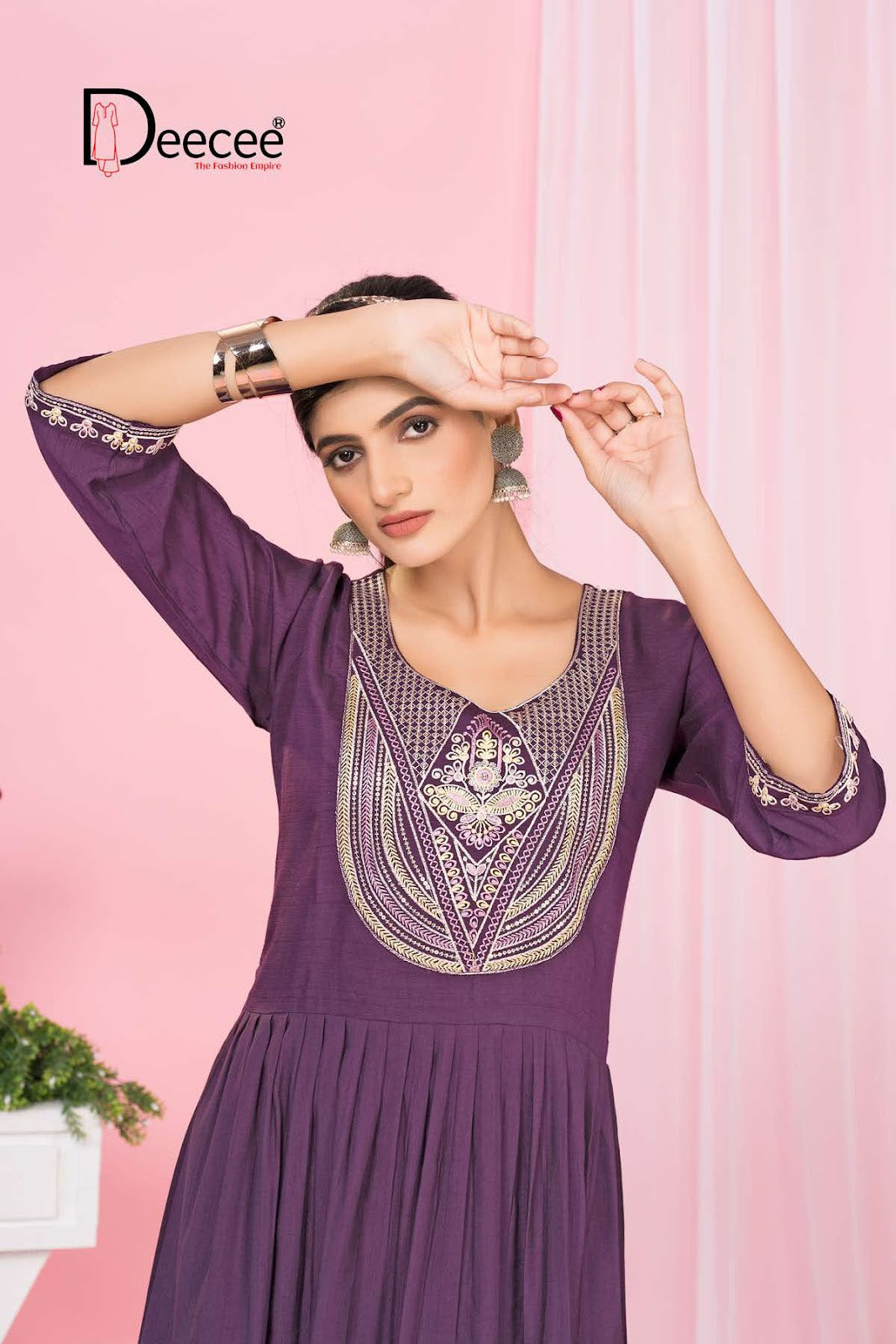 Yamika Deecee Vartican Anarkali Kurtis Wholesaler Gujarat