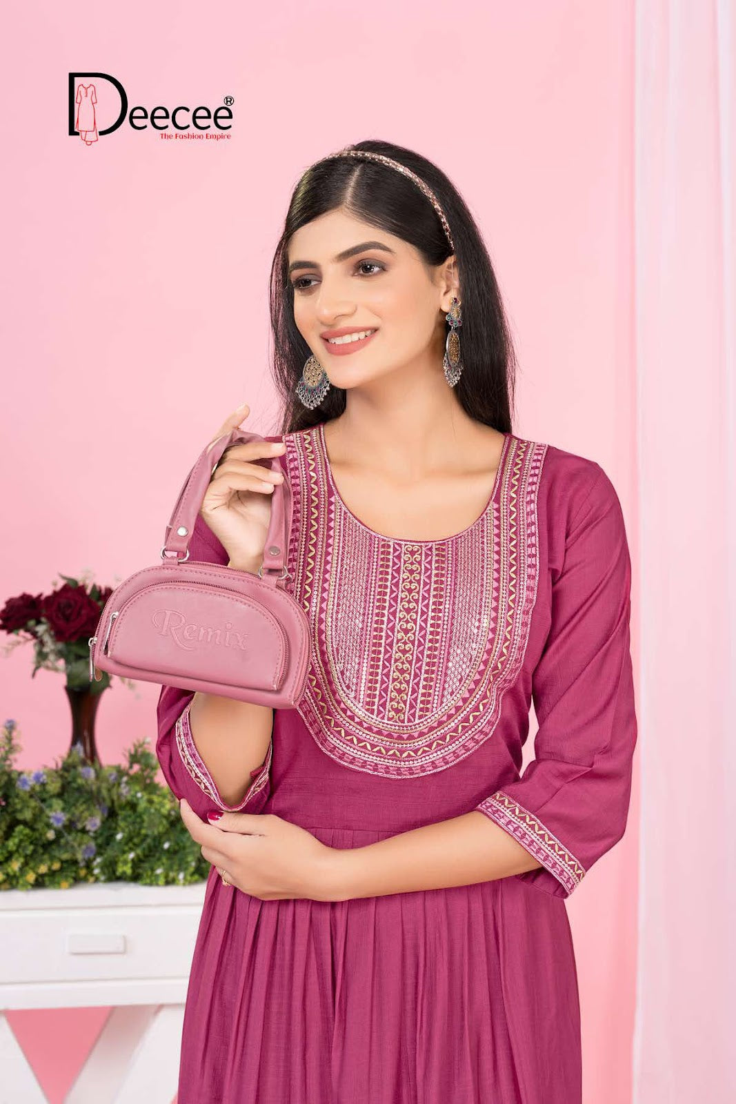 Yamika Deecee Vartican Anarkali Kurtis Wholesaler Gujarat