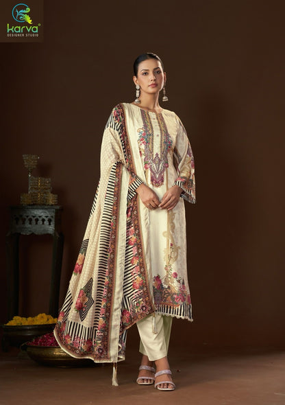 Yamika Karva Designer Studio Pant Style Suits Exporter Gujarat