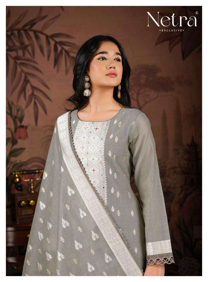 Yamika Netra Jamdani Pant Style Suits Wholesale Rate