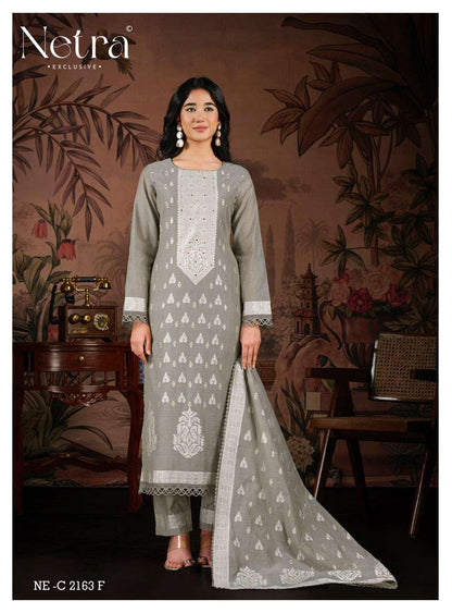 Yamika Netra Jamdani Pant Style Suits Wholesale Rate