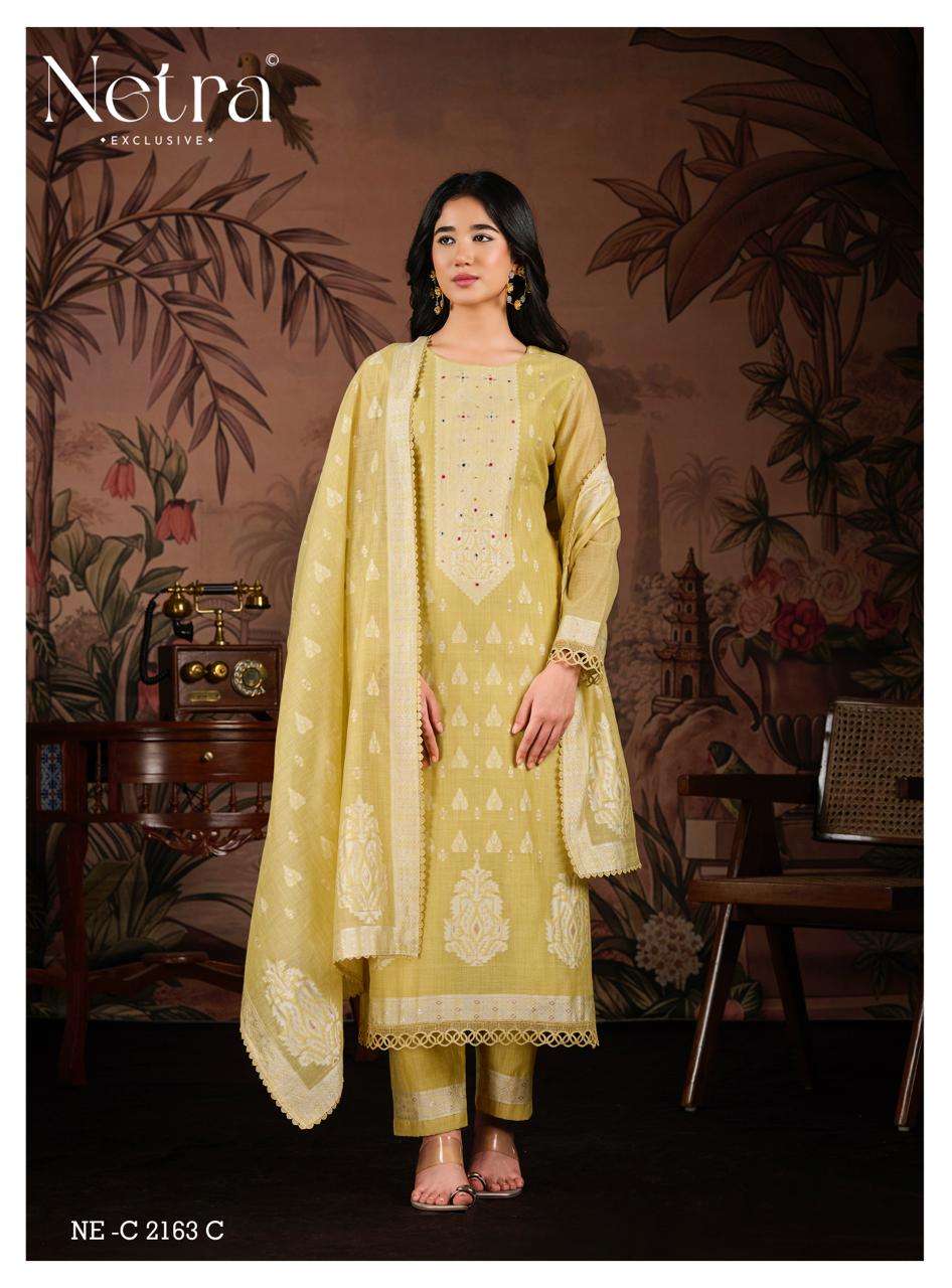Yamika Netra Jamdani Pant Style Suits Wholesale Rate