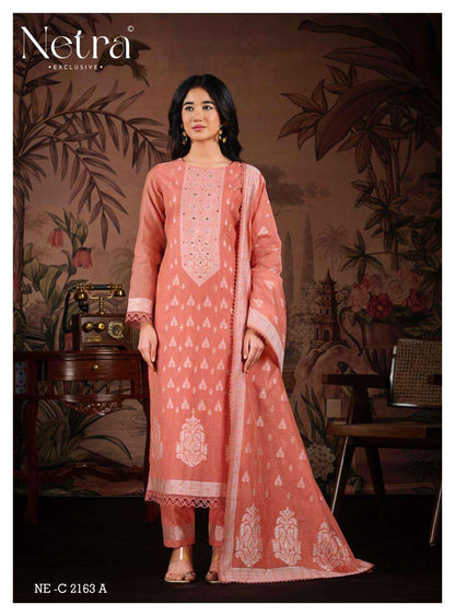Yamika Netra Jamdani Pant Style Suits Wholesale Rate