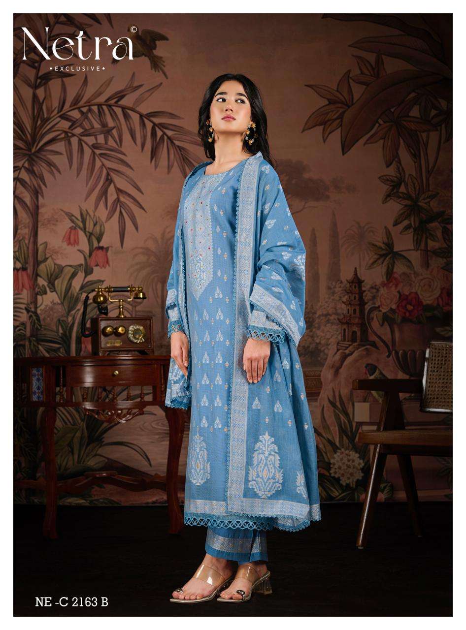 Yamika Netra Jamdani Pant Style Suits Wholesale Rate