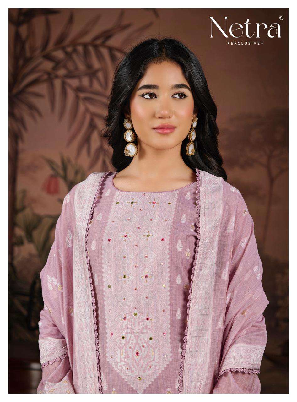 Yamika Netra Jamdani Pant Style Suits Wholesale Rate