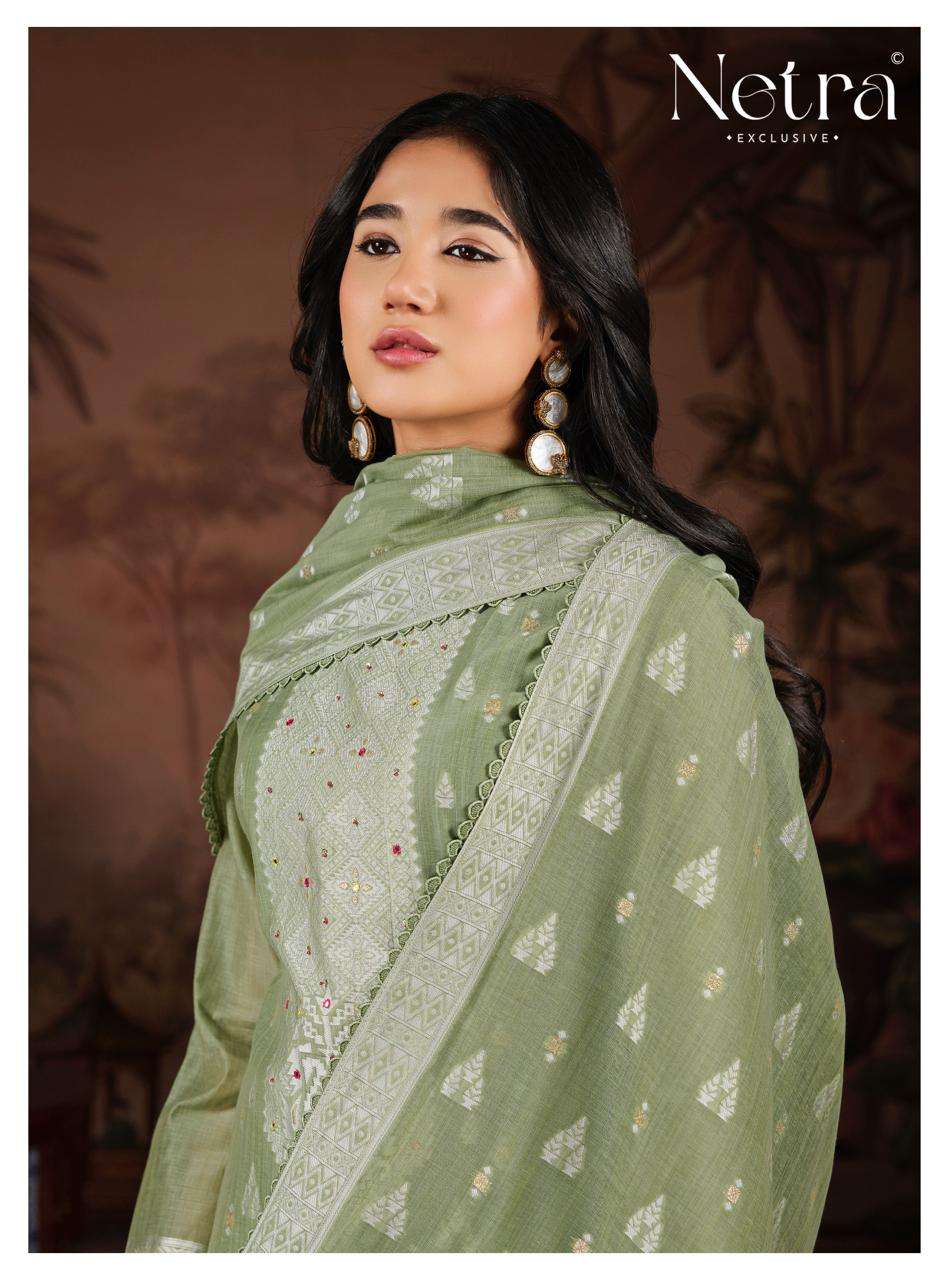 Yamika Netra Jamdani Pant Style Suits Wholesale Rate