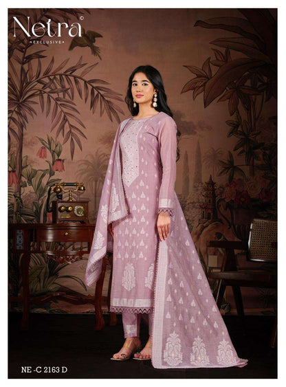 Yamika Netra Jamdani Pant Style Suits Wholesale Rate