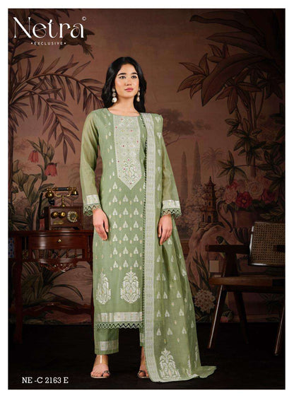 Yamika Netra Jamdani Pant Style Suits Wholesale Rate