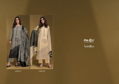 Yamika Omtex Muslin Pant Style Suits Supplier Gujarat