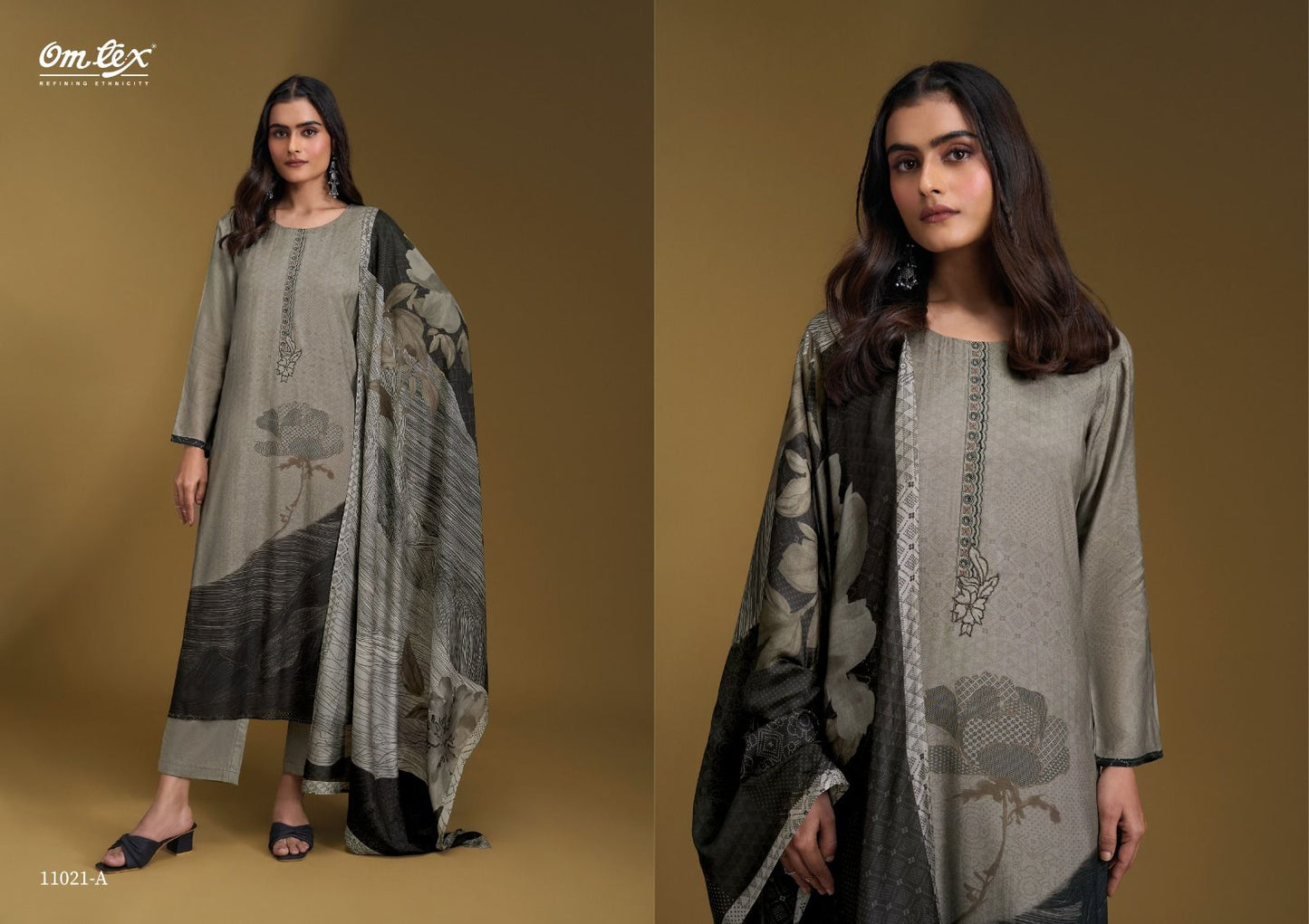 Yamika Omtex Muslin Pant Style Suits Supplier Gujarat