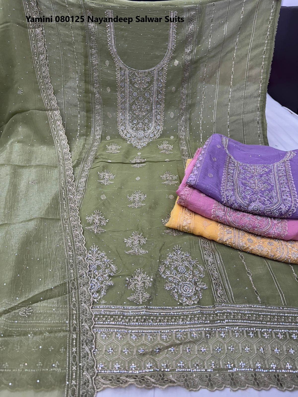 Yamini 080125 Nayandeep Silk Salwar Suits Supplier